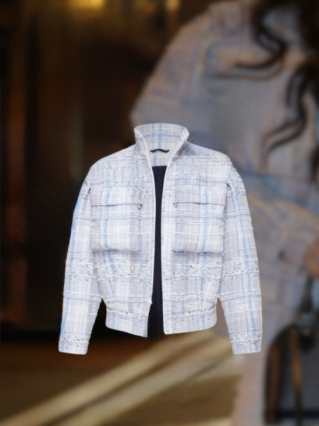 TWEED BOMBER JACKET