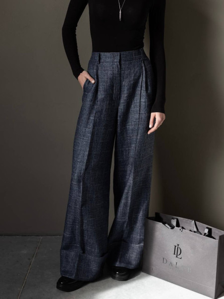 Штани палаццо HIGH RISE TROUSERS